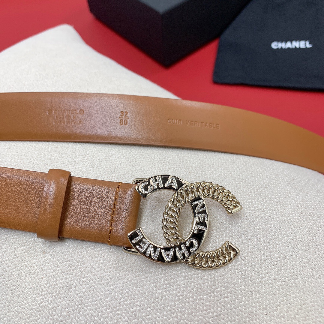 Chanel Leather Belts 1:1 Mirror Version