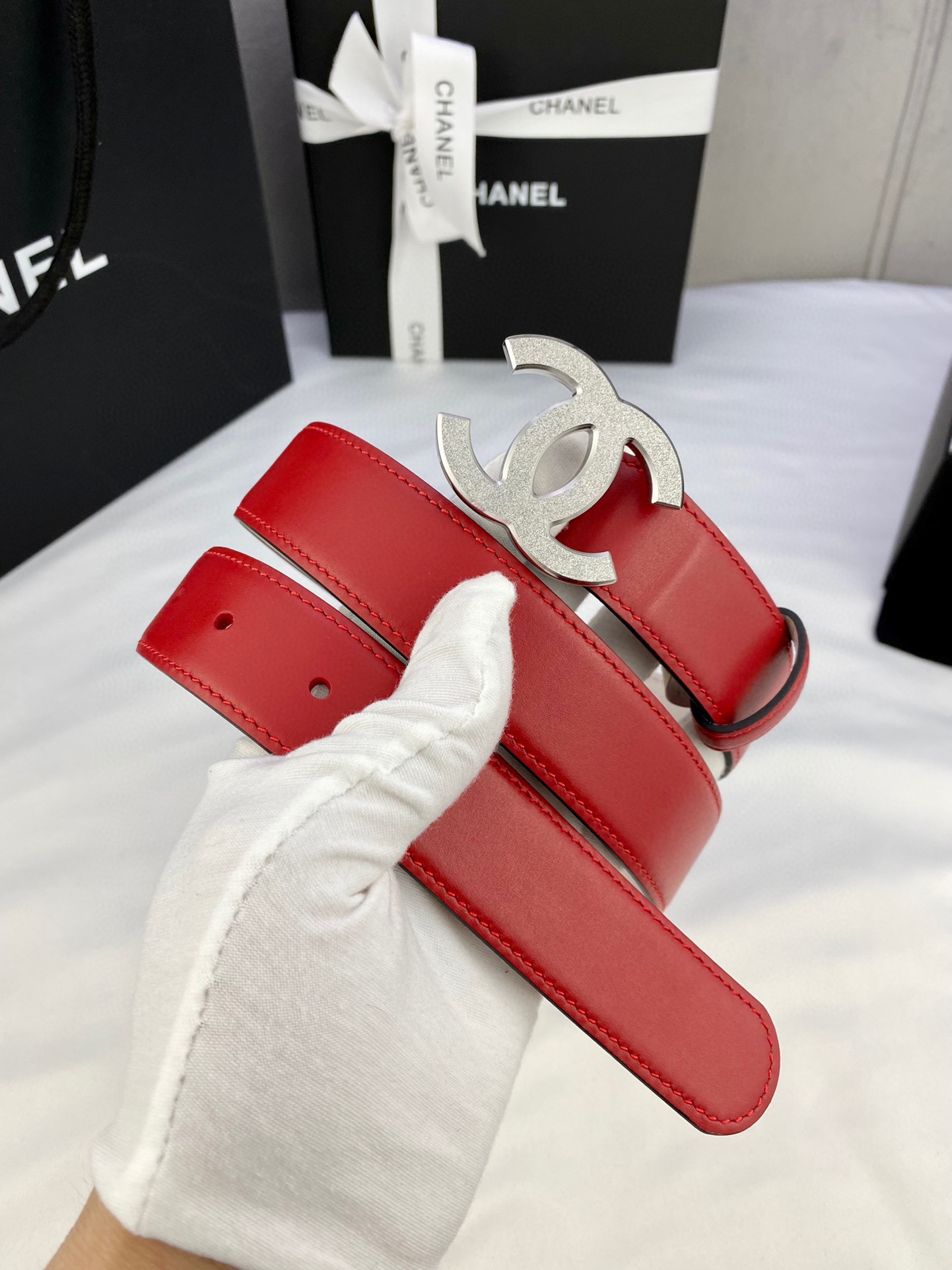 Chanel Leather Belts 1:1 Mirror Version