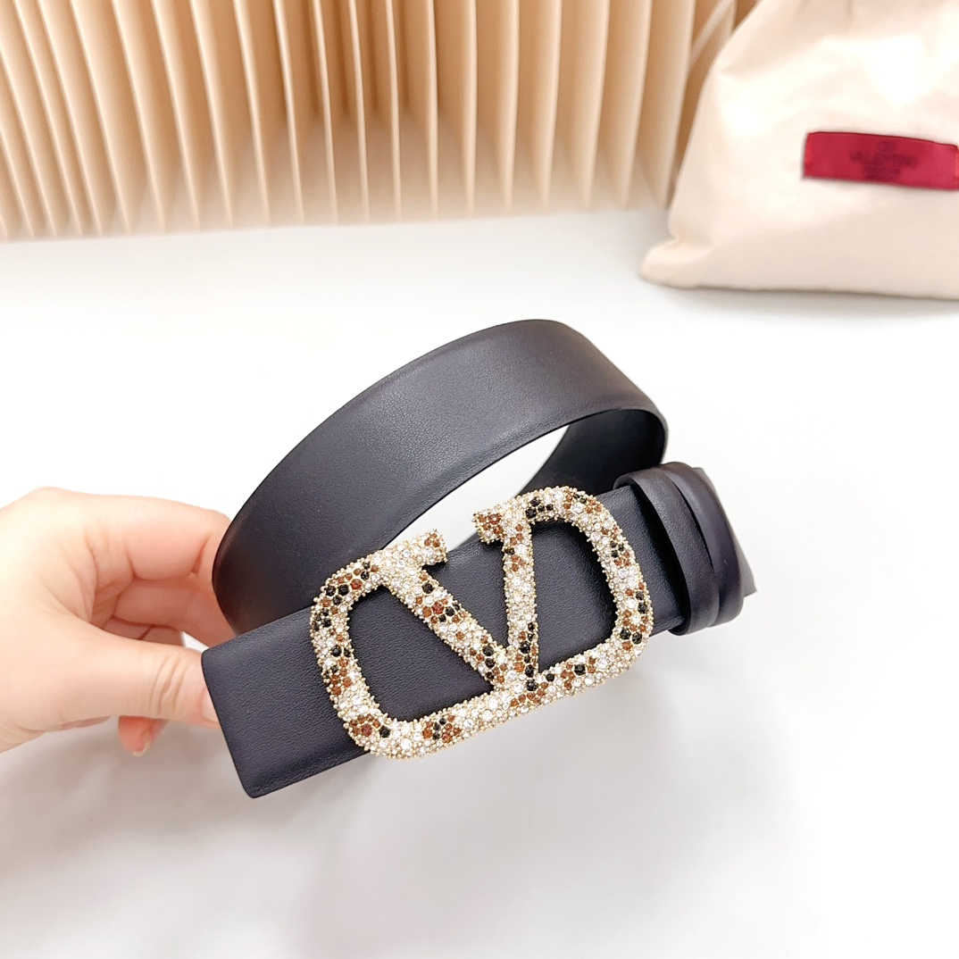 Valentino Leather Belts 1:1 Mirror Version