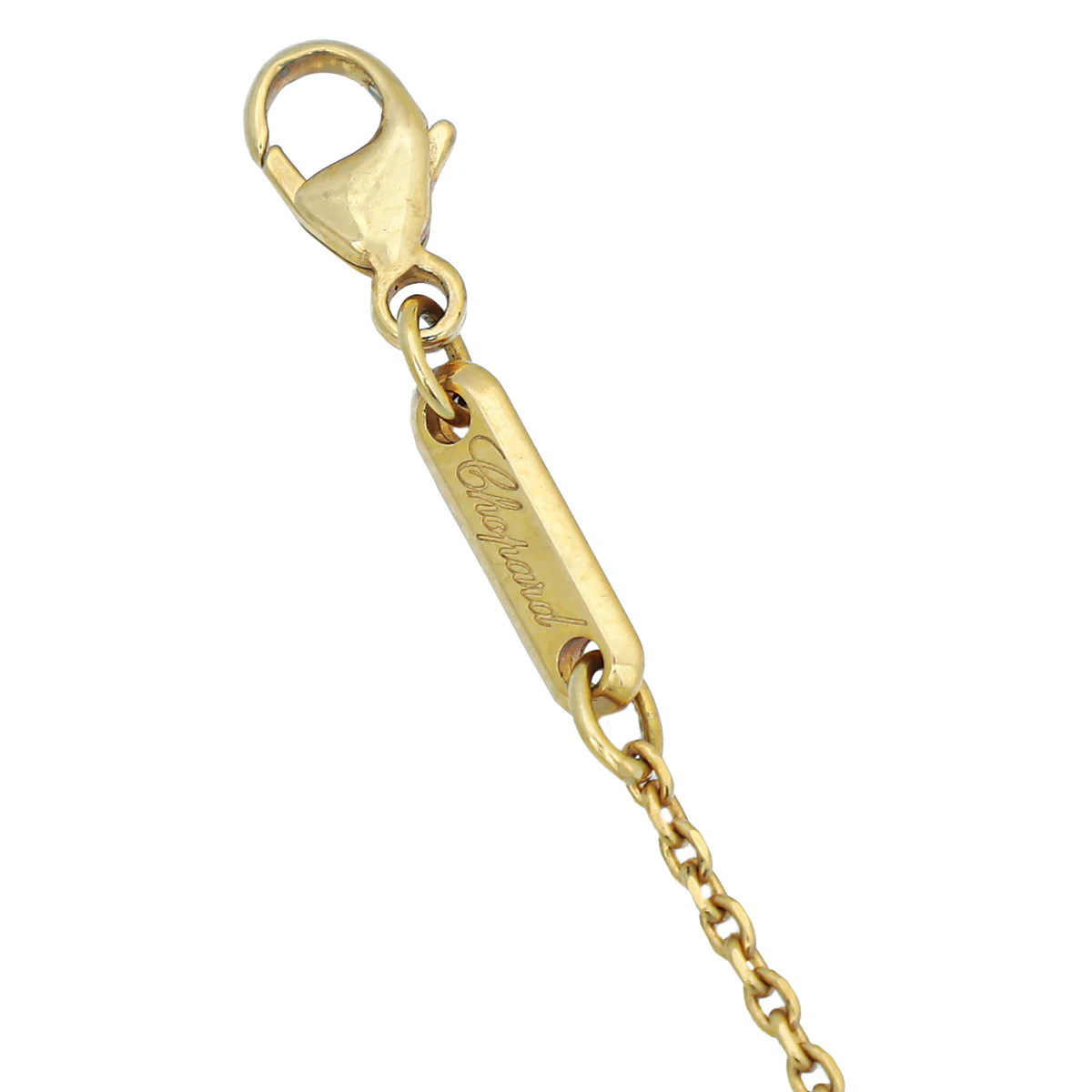 Chopard 18K Yellow Gold Diamond Happy Heart Pendant Necklace