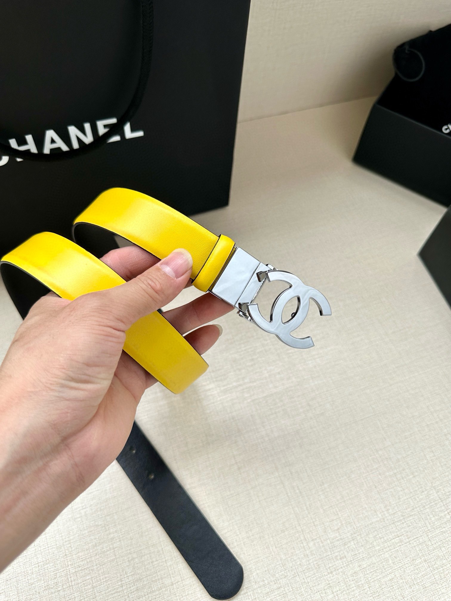 Chanel Leather Belts 1:1 Mirror Version