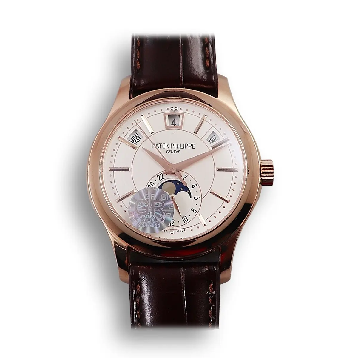 Complications 5205R-011 ANNUAL CALENDAR, MOON PHASES.  40 mm,Rose gold