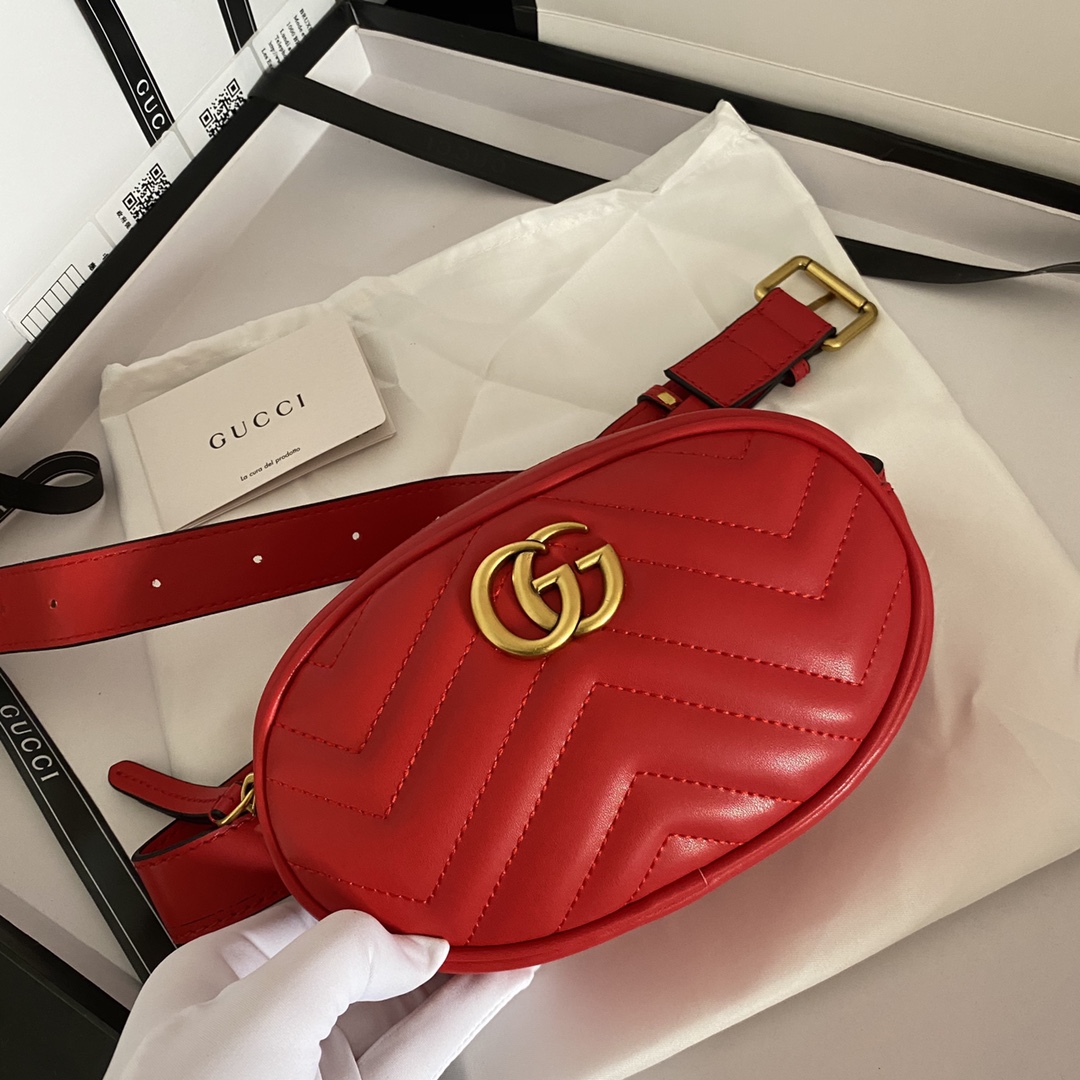 Gucci GG Marmont Waist Bag Belt Bag(Replica)