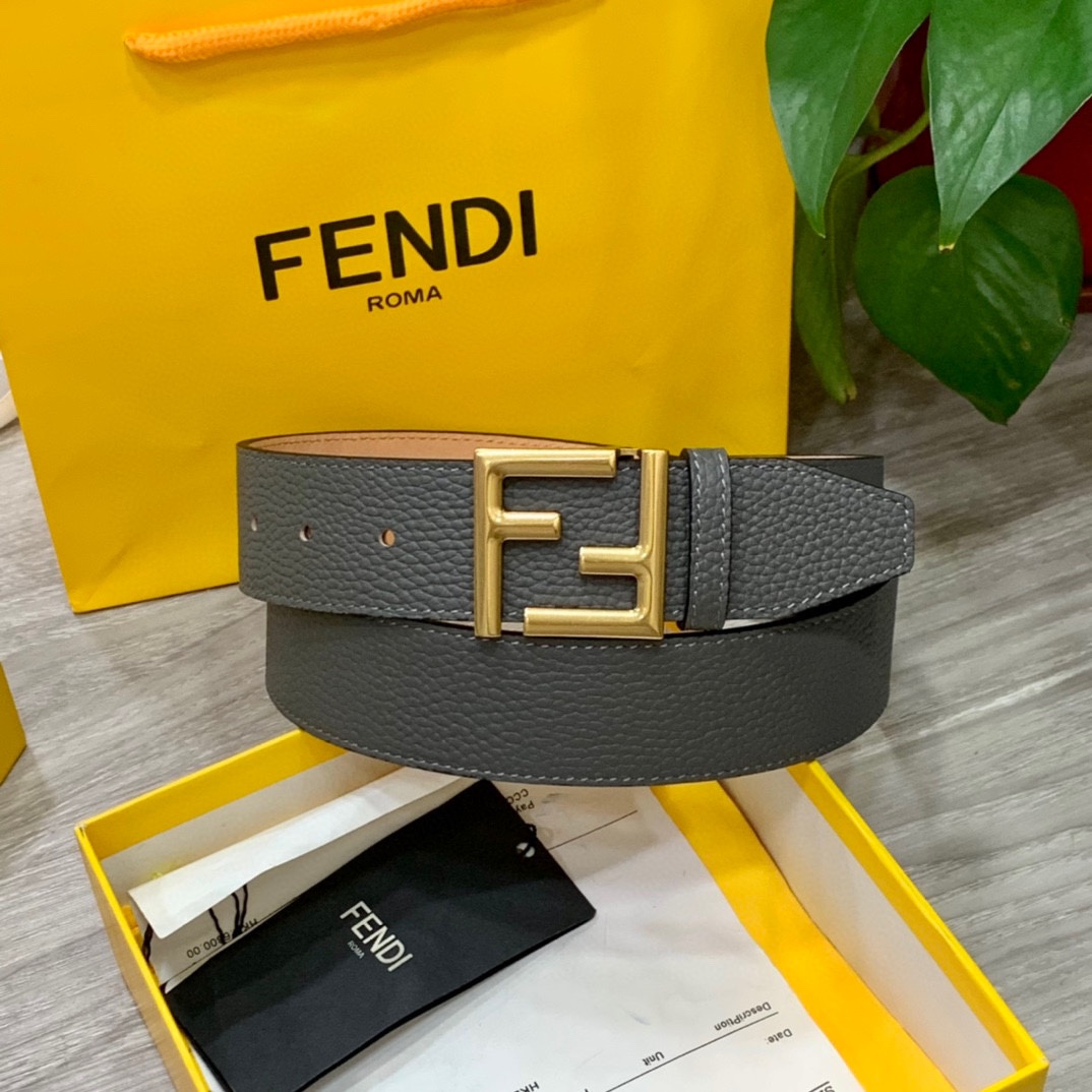 Fendi Leather Belts 1:1 Mirror Version