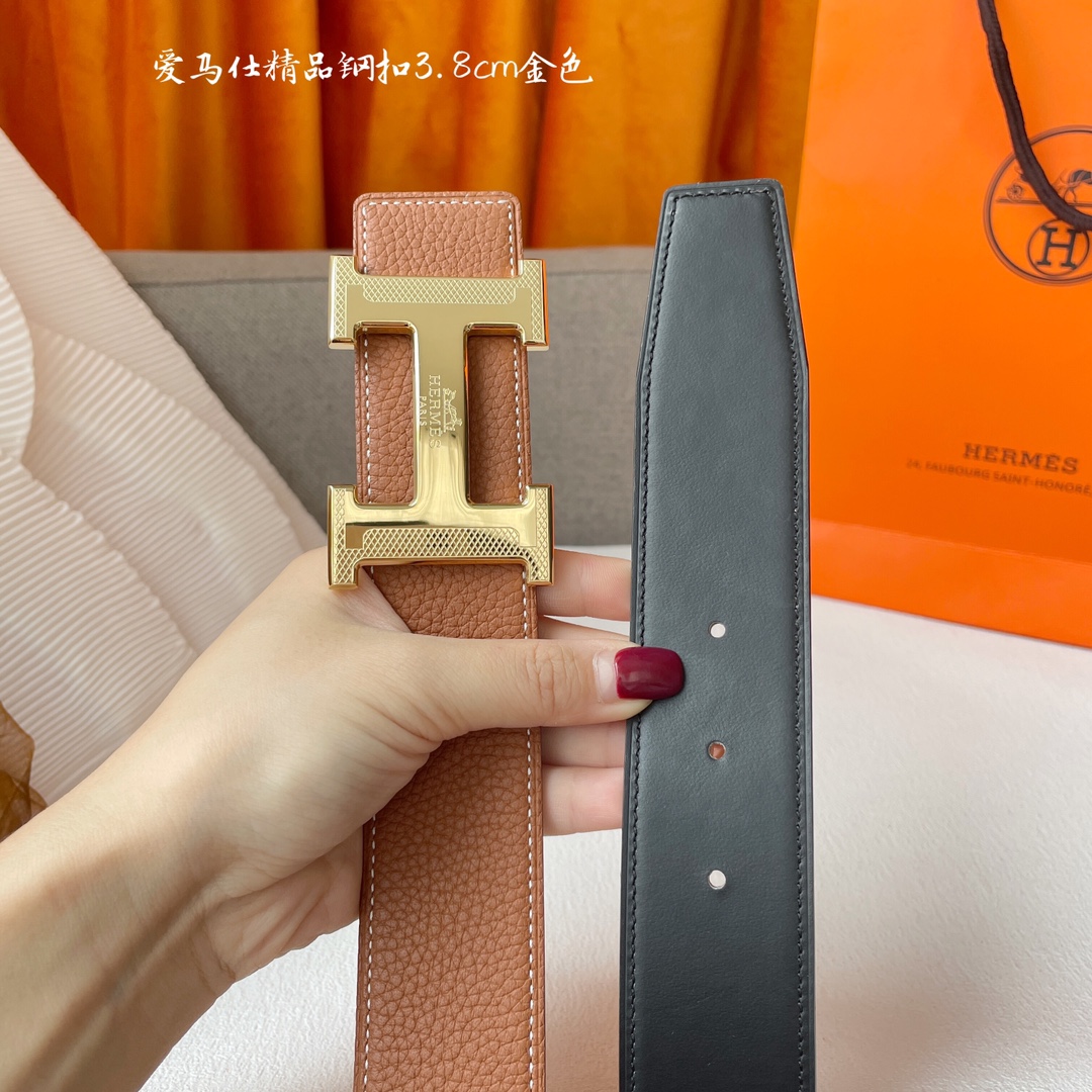 Hermes Leather Belts 1:1 Mirror Version