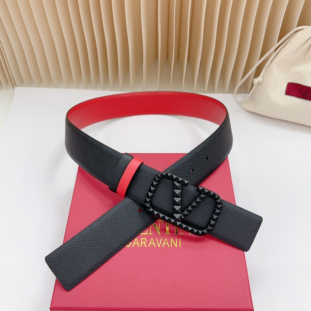 Valentino Leather Belts 1:1 Mirror Version