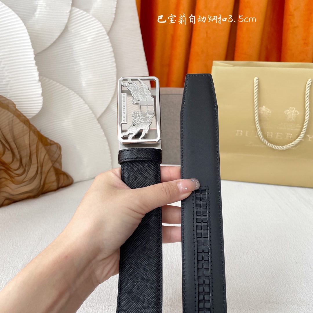 Burberry Leather Belts 1:1 Mirror Version