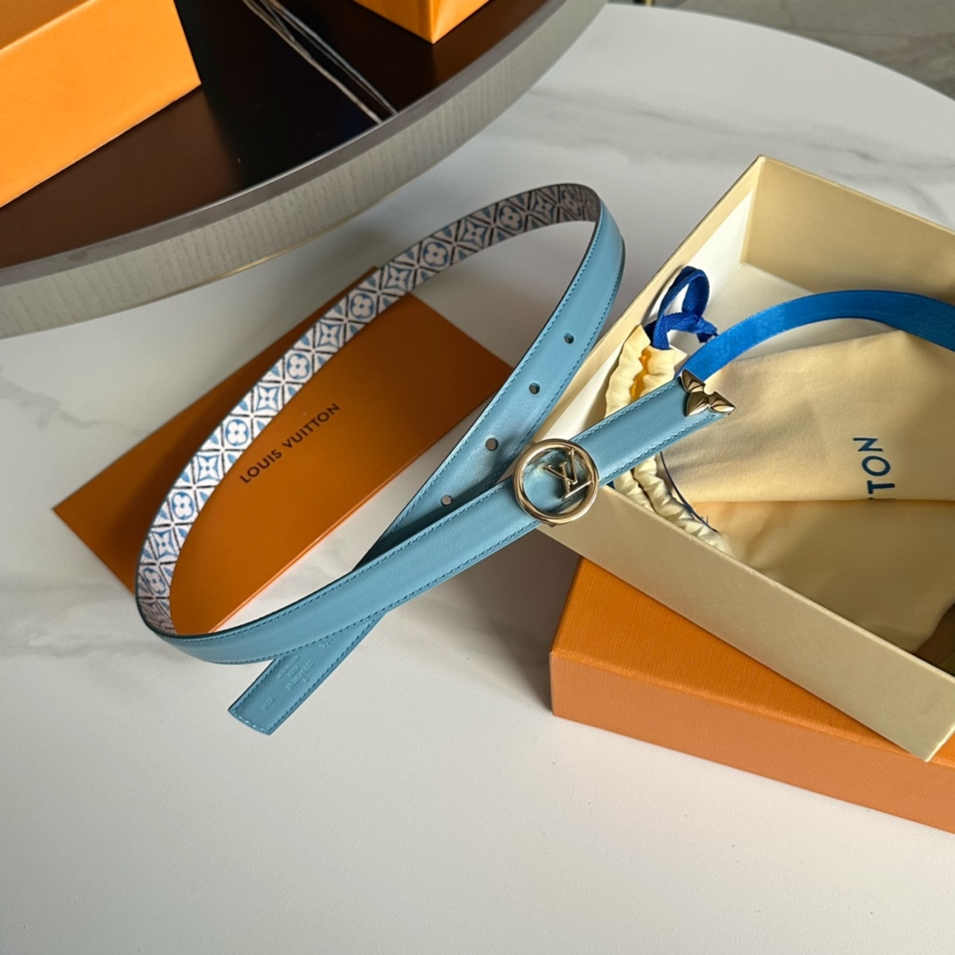 Louis Vuitton LV Leather Belts 1:1 Mirror Version