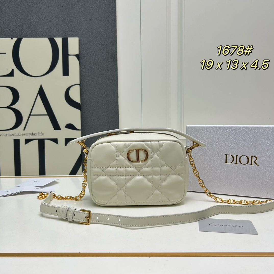 Dior Caro Camera Bags Shoulder Bag Handbag