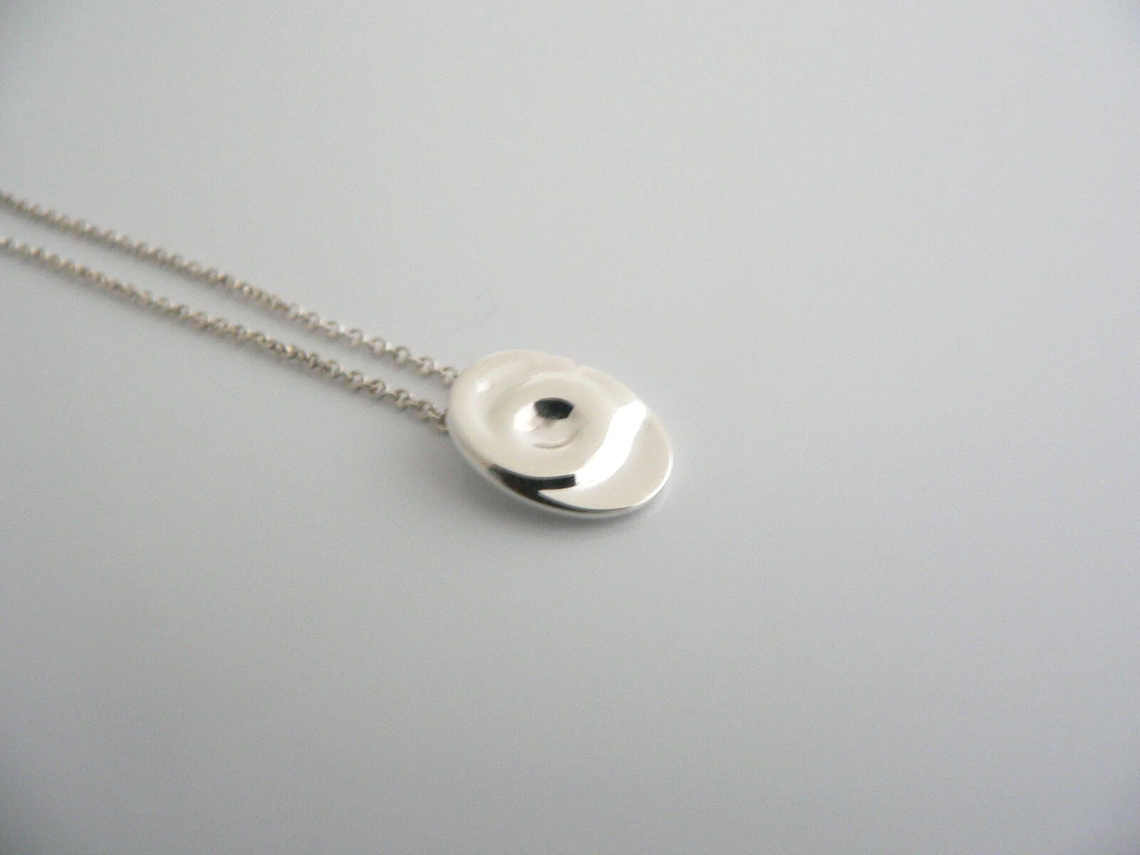 Tiffany & Co Silver Peretti Aries Zodiac Necklace Pendant Charm Chain Gift Love