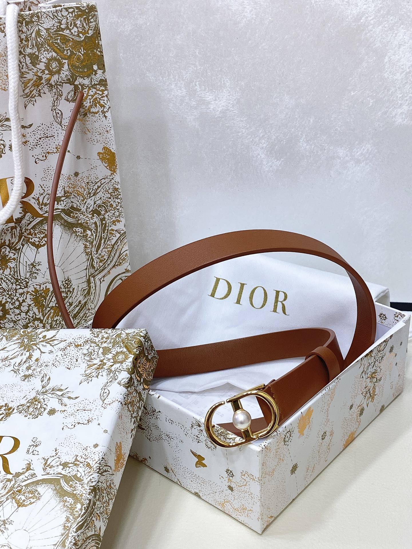 Dior Leather Belts 1:1 Mirror Version