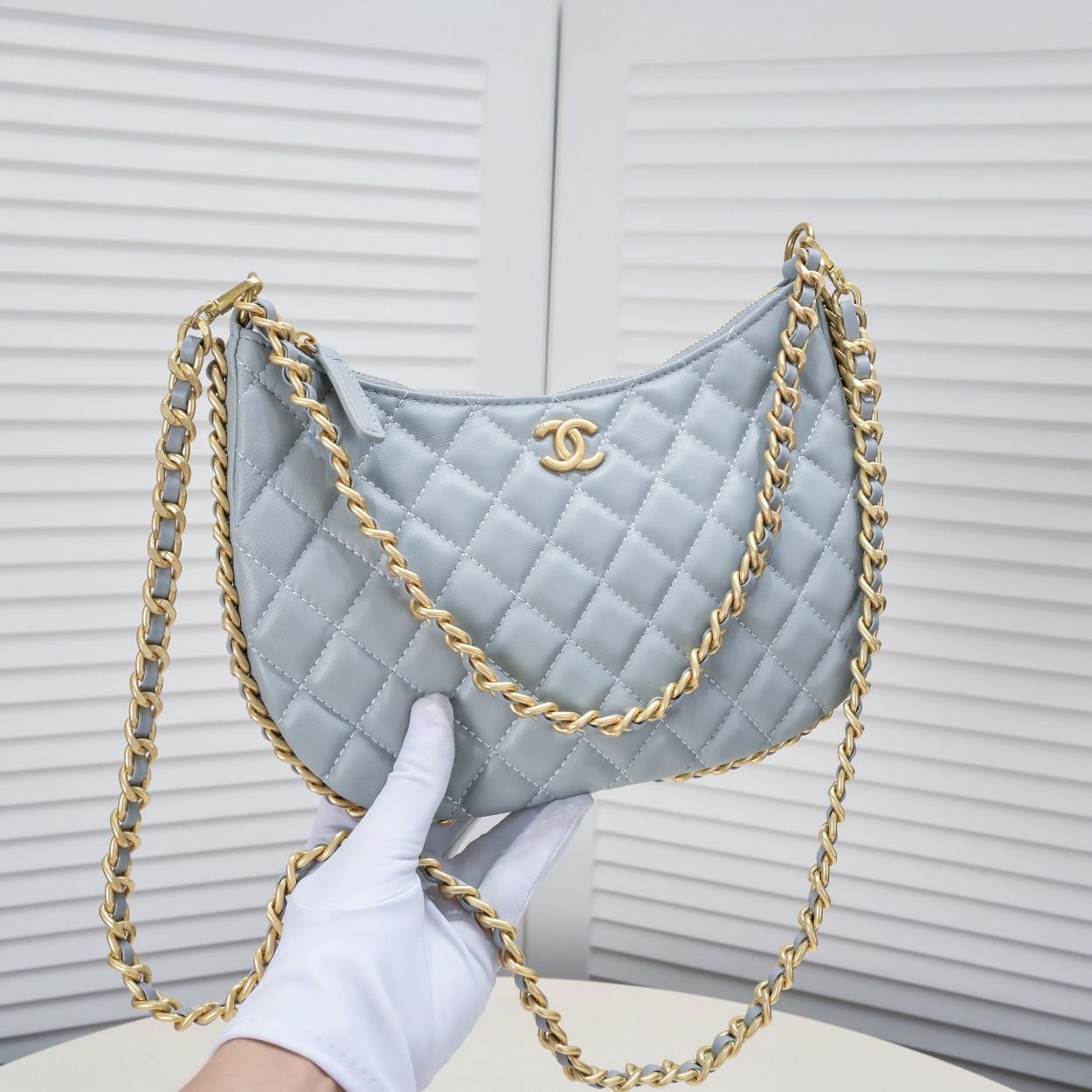 Chanel 23B Hobo Shoulder Bag Handbag