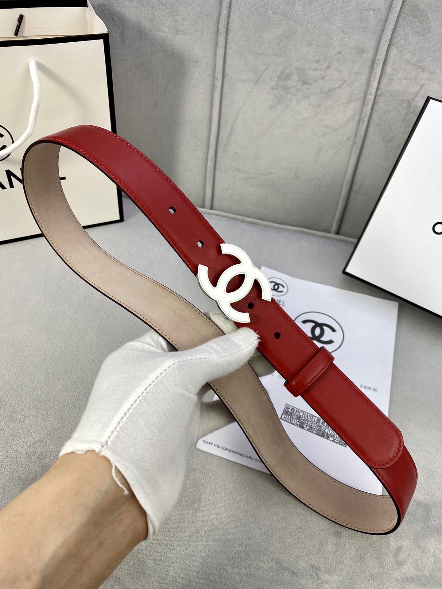 Chanel Leather Belts 1:1 Mirror Version