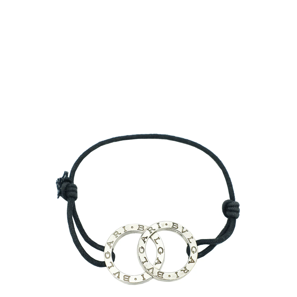 Bvlgari Sterling Silver Bvlgari Cord Bracelet