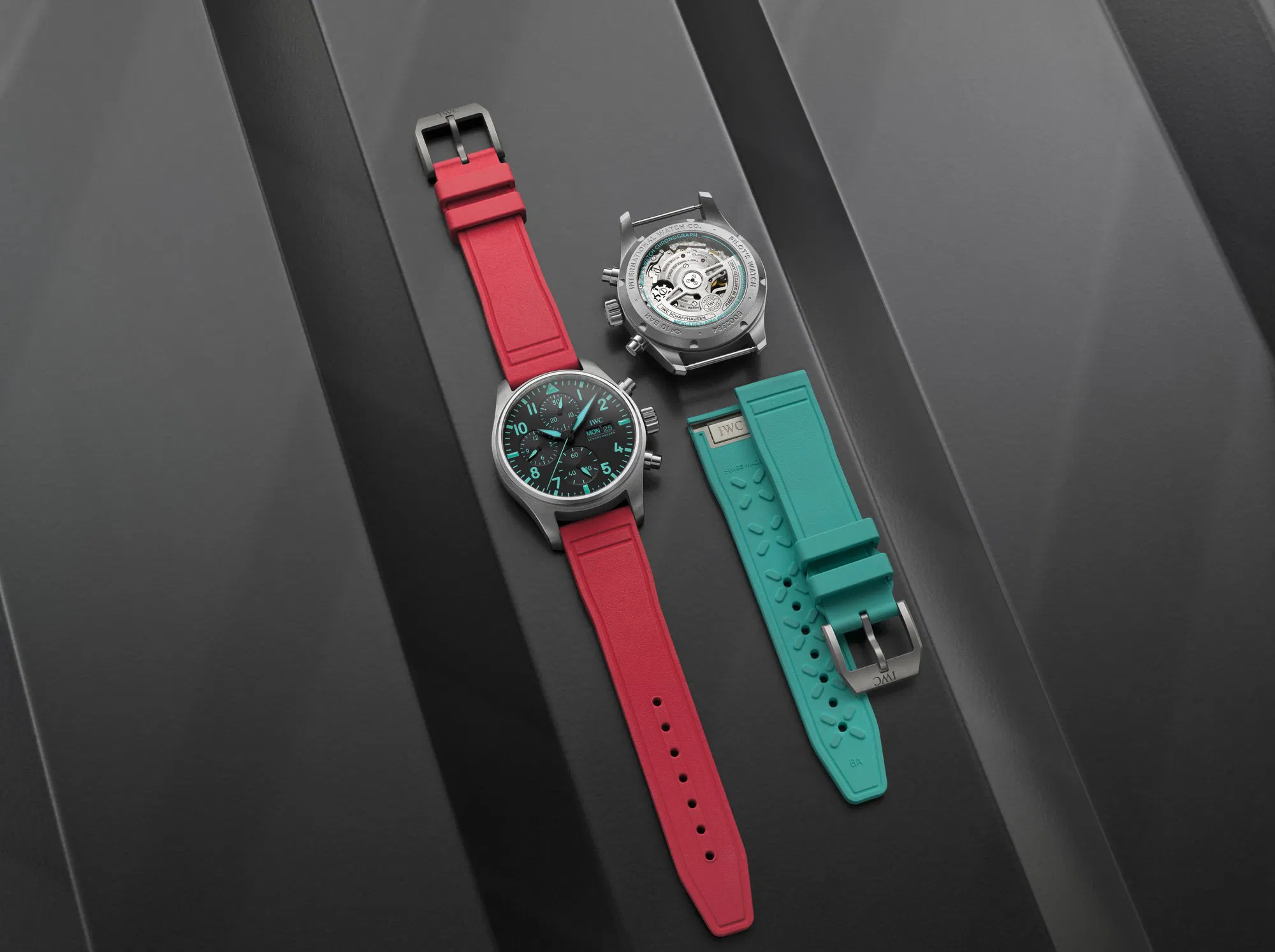 Schaffhausen Pilots watch chronograph 41 mercedes amg petronas formula one team iw388114