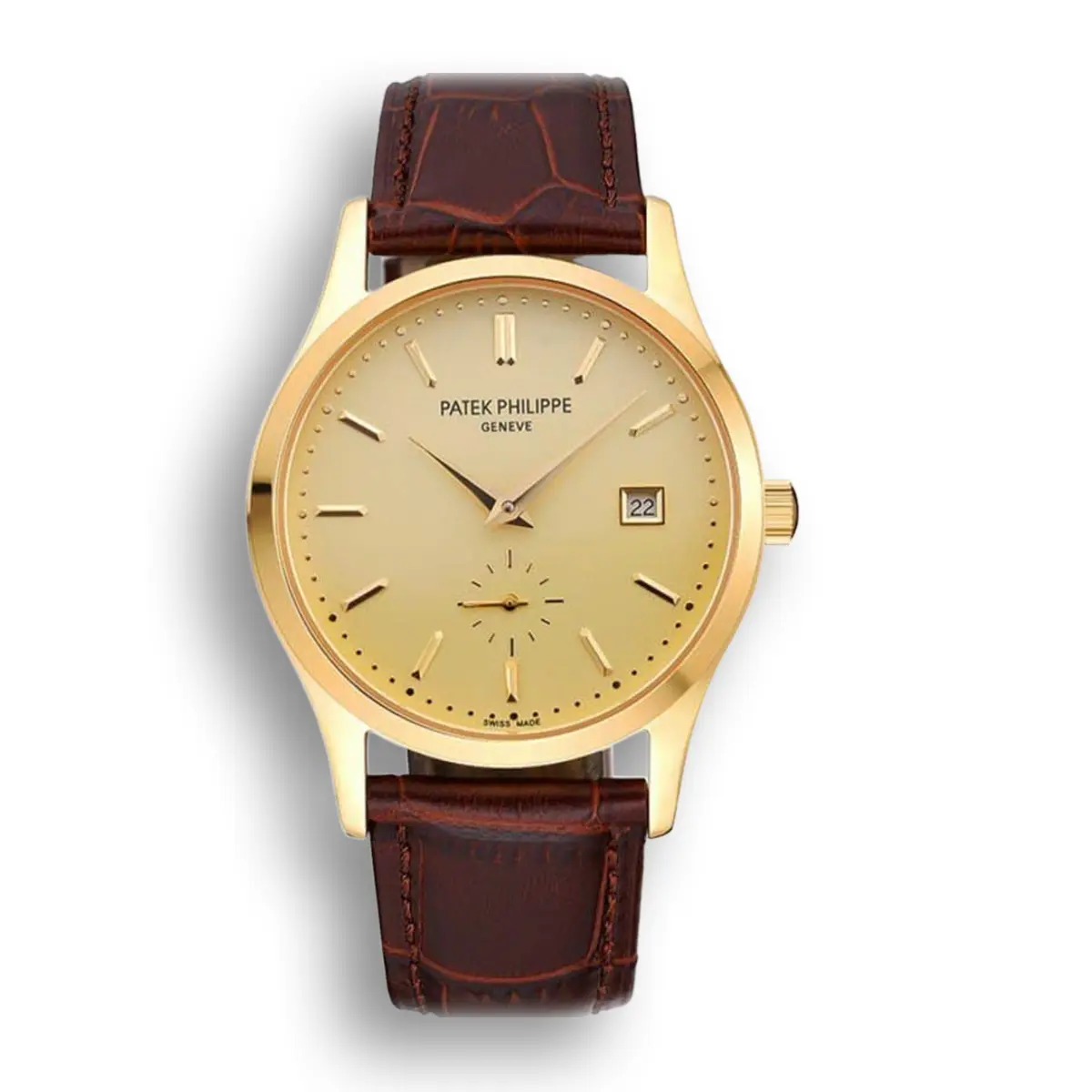 Calatrava Dial Gold 41 mm, Yellow Gold Plated