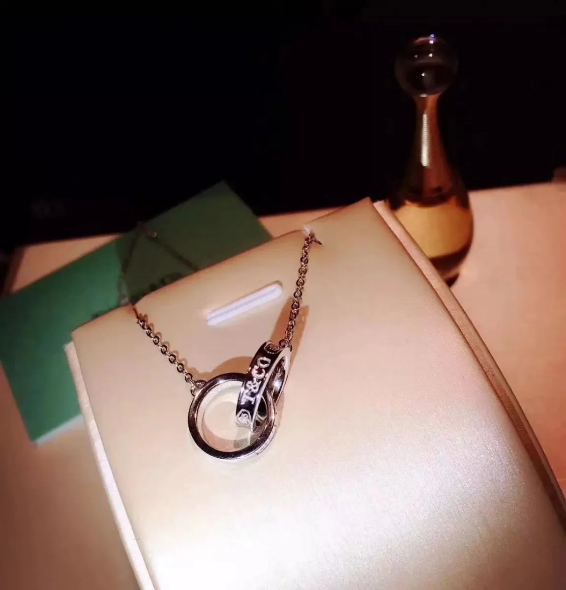 Tiffany 1837 Interlocking Circles Pendant Necklace Bracelet Jewelry Valentine Gift GRP02386/35505903