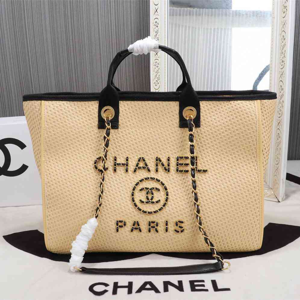 Chanel Tote Bag Canvas Totes Handbag (Replica)