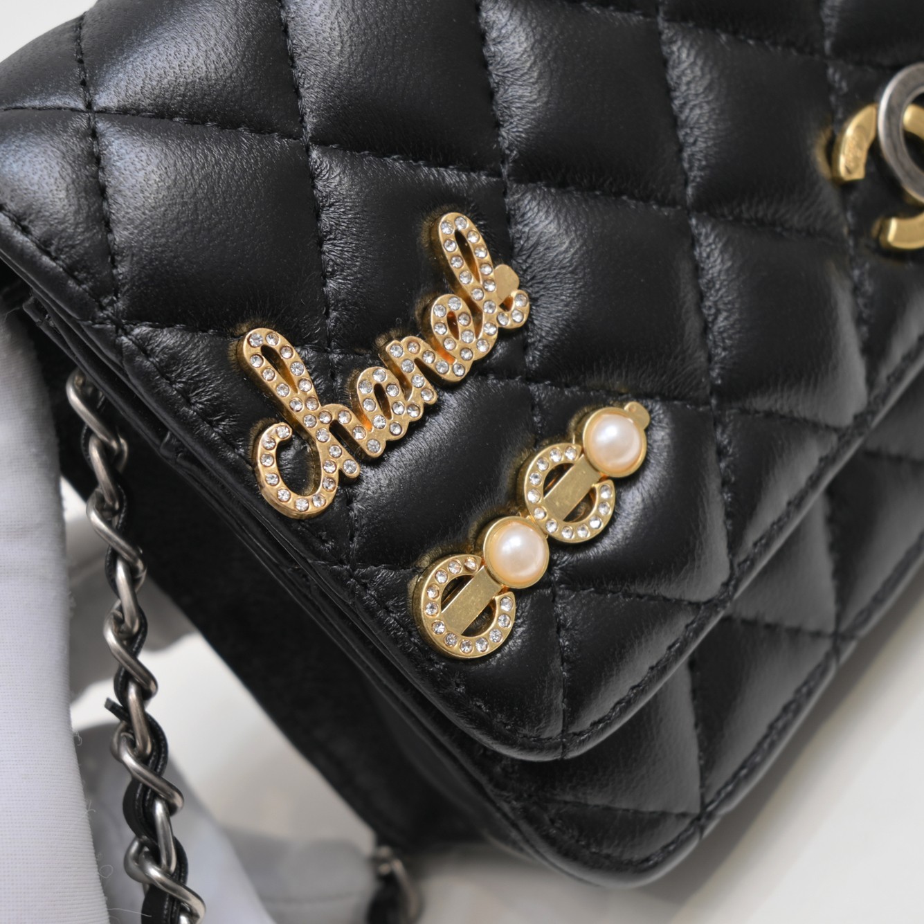 Chanel Alphabet Hardware CF Shoulder Bag Handbag