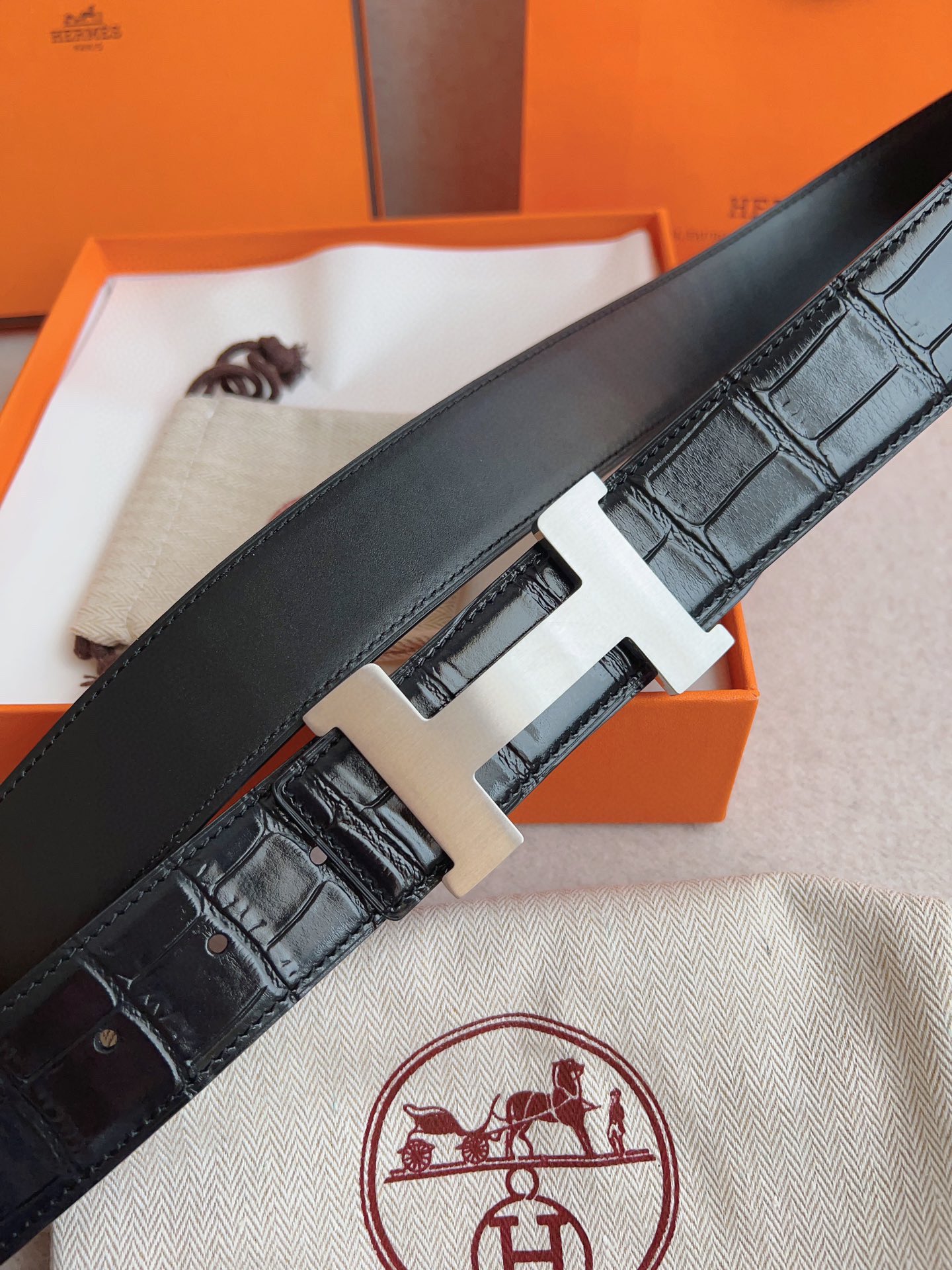 Hermes Leather Belts 1:1 Mirror Version