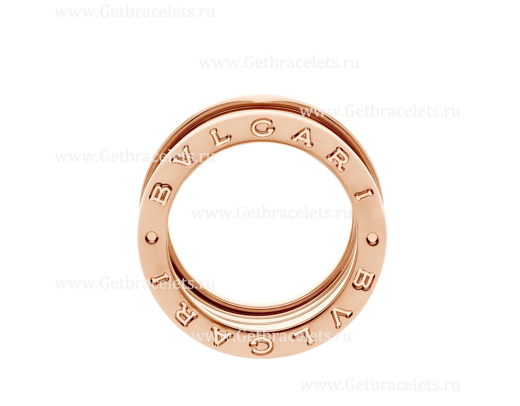 2020 New B.zero1 XXth Anniversary 5-Band Ring in 18kt Pink Gold