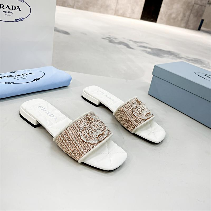 Prada Comfortable Flip-Flops Slide Sandal (Replica)