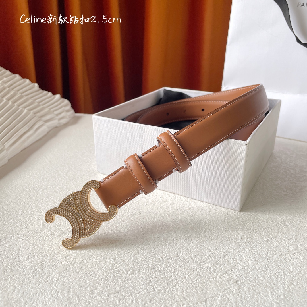 Celine Leather Belts 1:1 Mirror Version