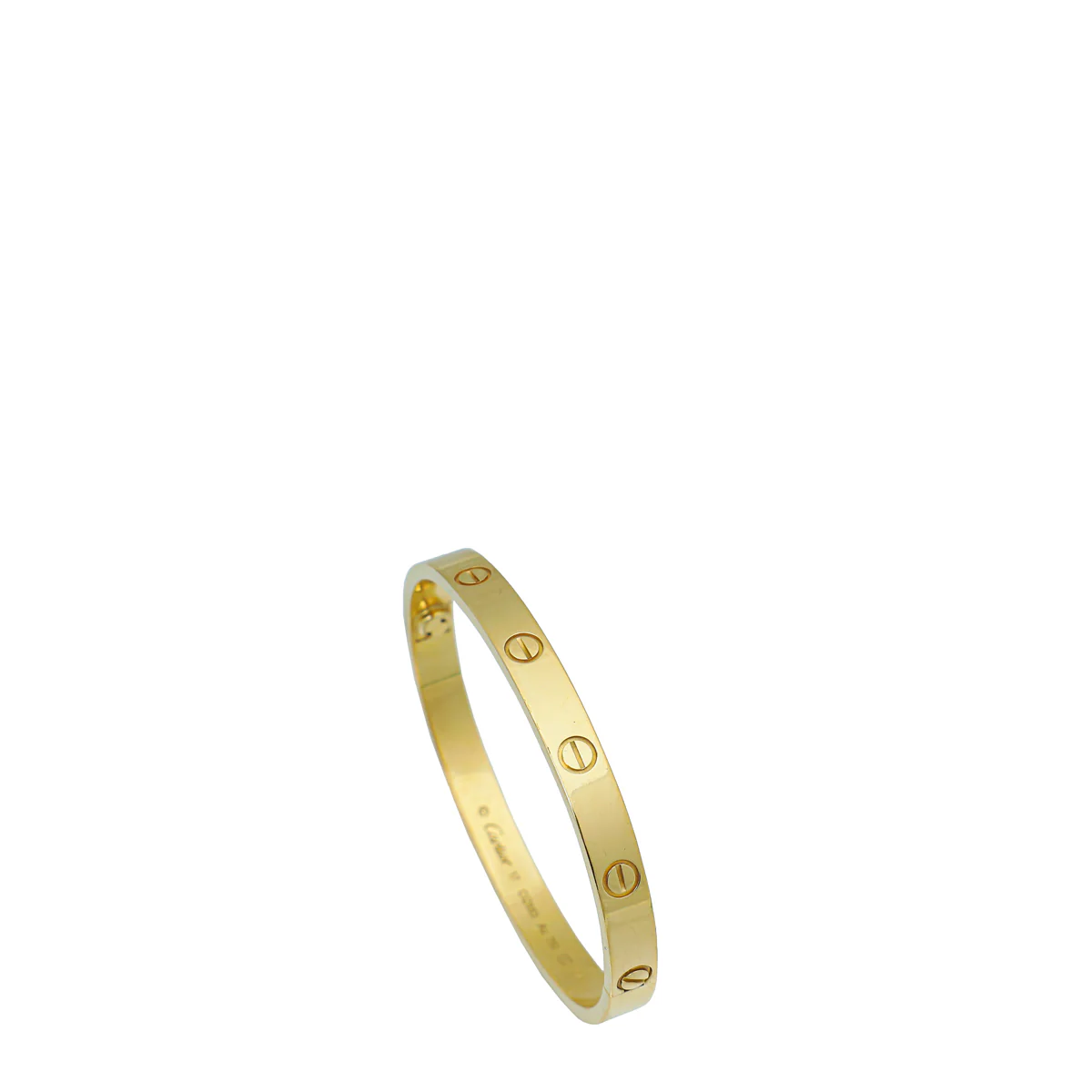 Cartier 18K Yellow Gold Love Classic Bracelet 17