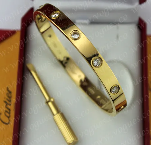 New Arrival Cartier Love Bracelet Yellow Gold 10 Diamonds B6036217