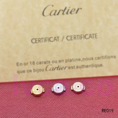 Replica Cartier Juste Un Clou Earring 18K White Gold With Diamonds N8515008