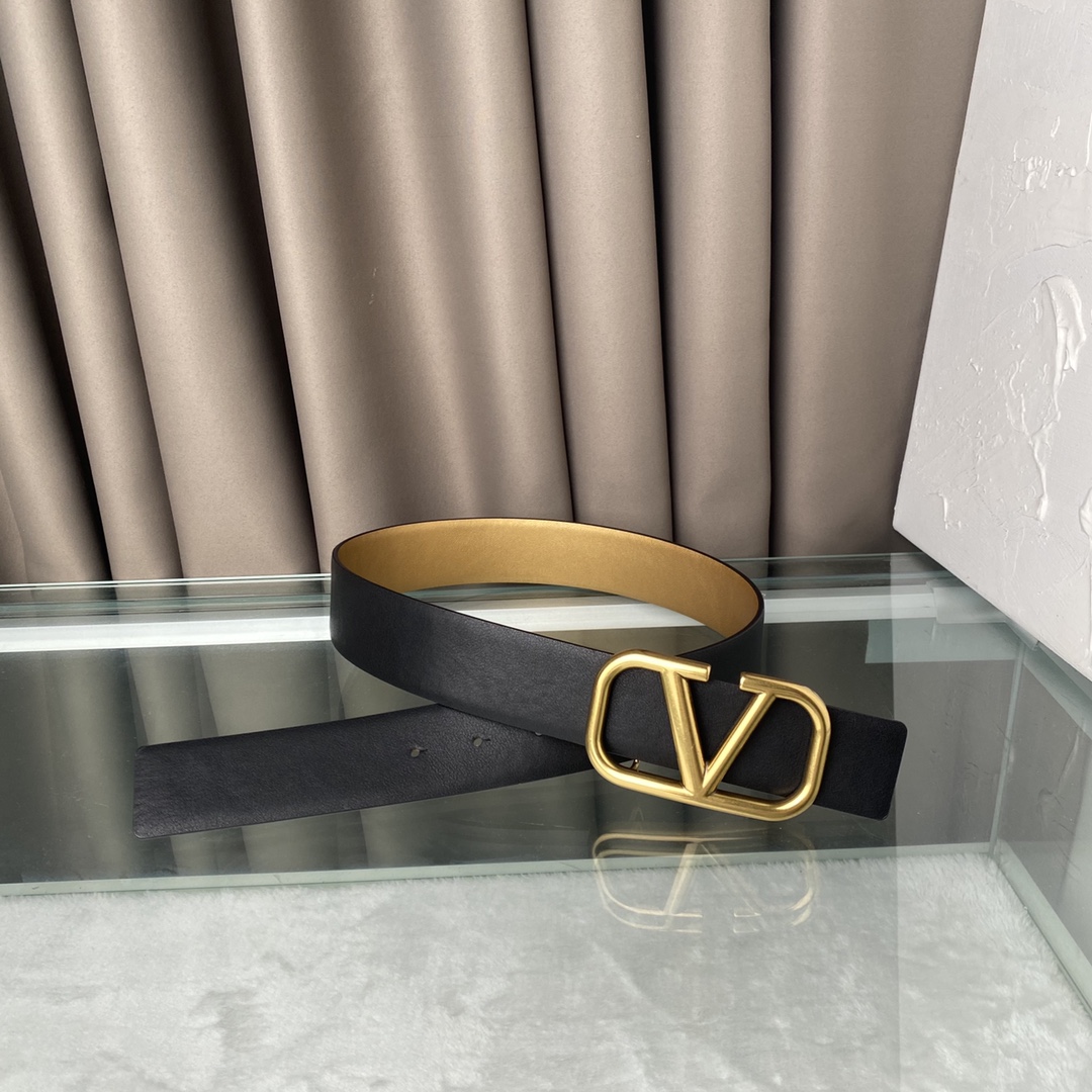 Valentino Leather Belts 1:1 Mirror Version