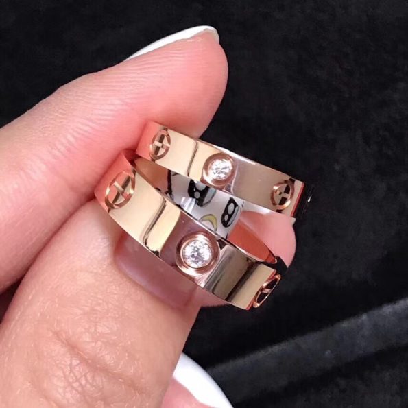 Cartier Love Ring Dupe, One Diamond