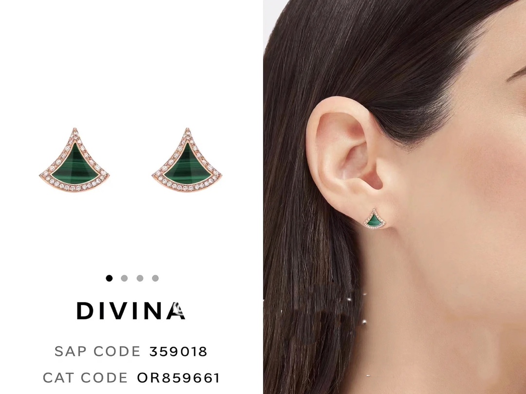 Bvlgari Dress Earrings with Diamonds & Onyx