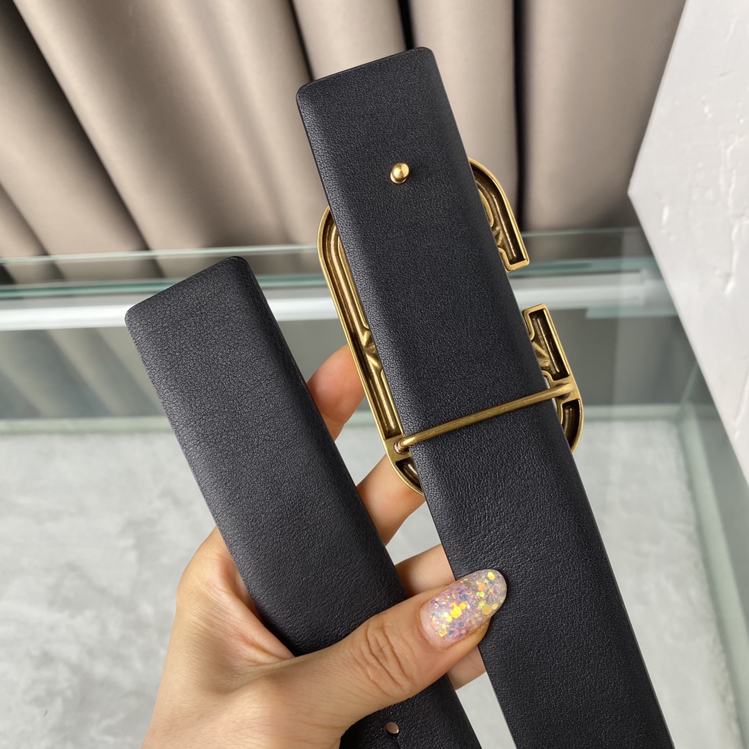 Valentino Leather Belts 1:1 Mirror Version