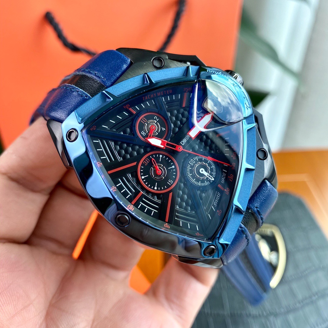 Tonino Lamborghini New Spyder Chronograph Black / Red / Blue