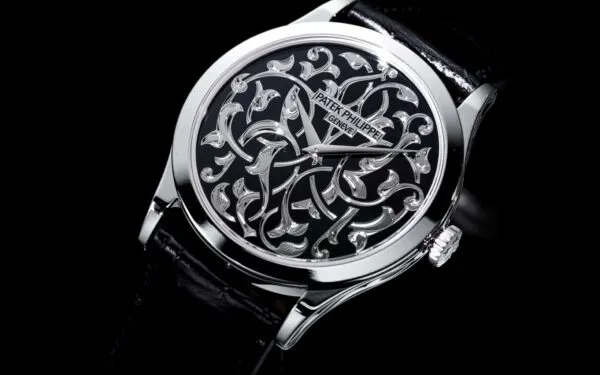 Calatrava 5088/100P-001 Volutes and Arabesques 38 mm,Platinum,