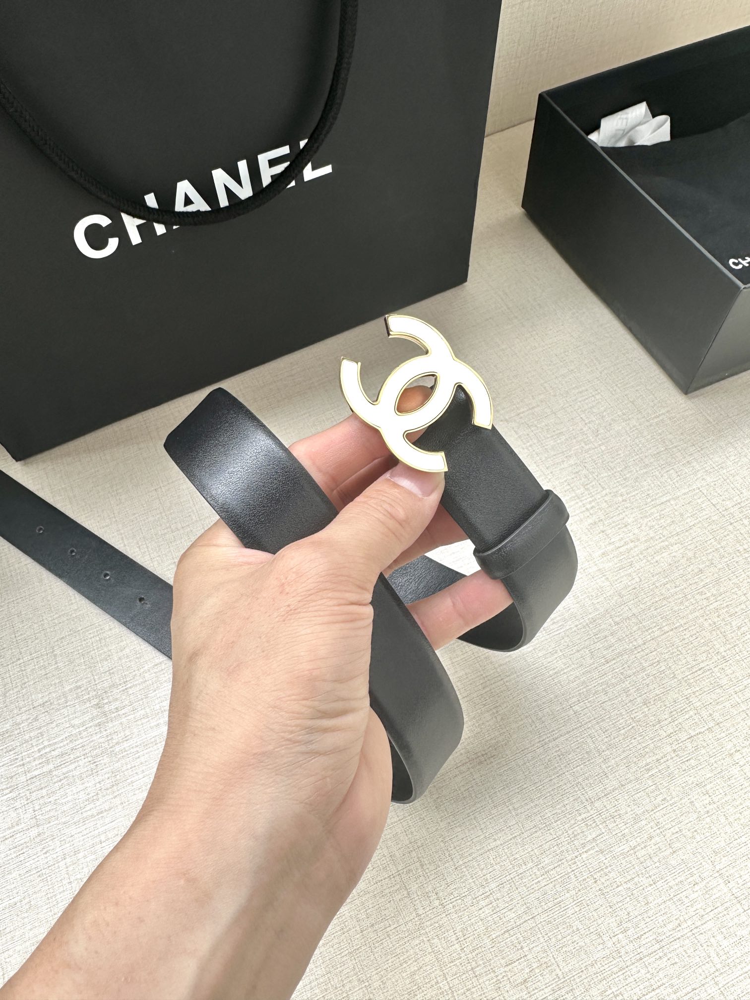 Chanel Leather Belts 1:1 Mirror Version