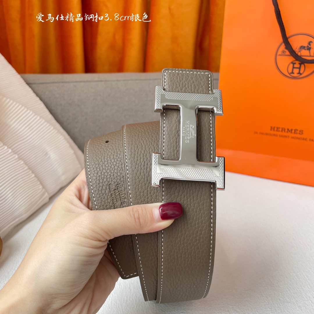 Hermes Leather Belts 1:1 Mirror Version