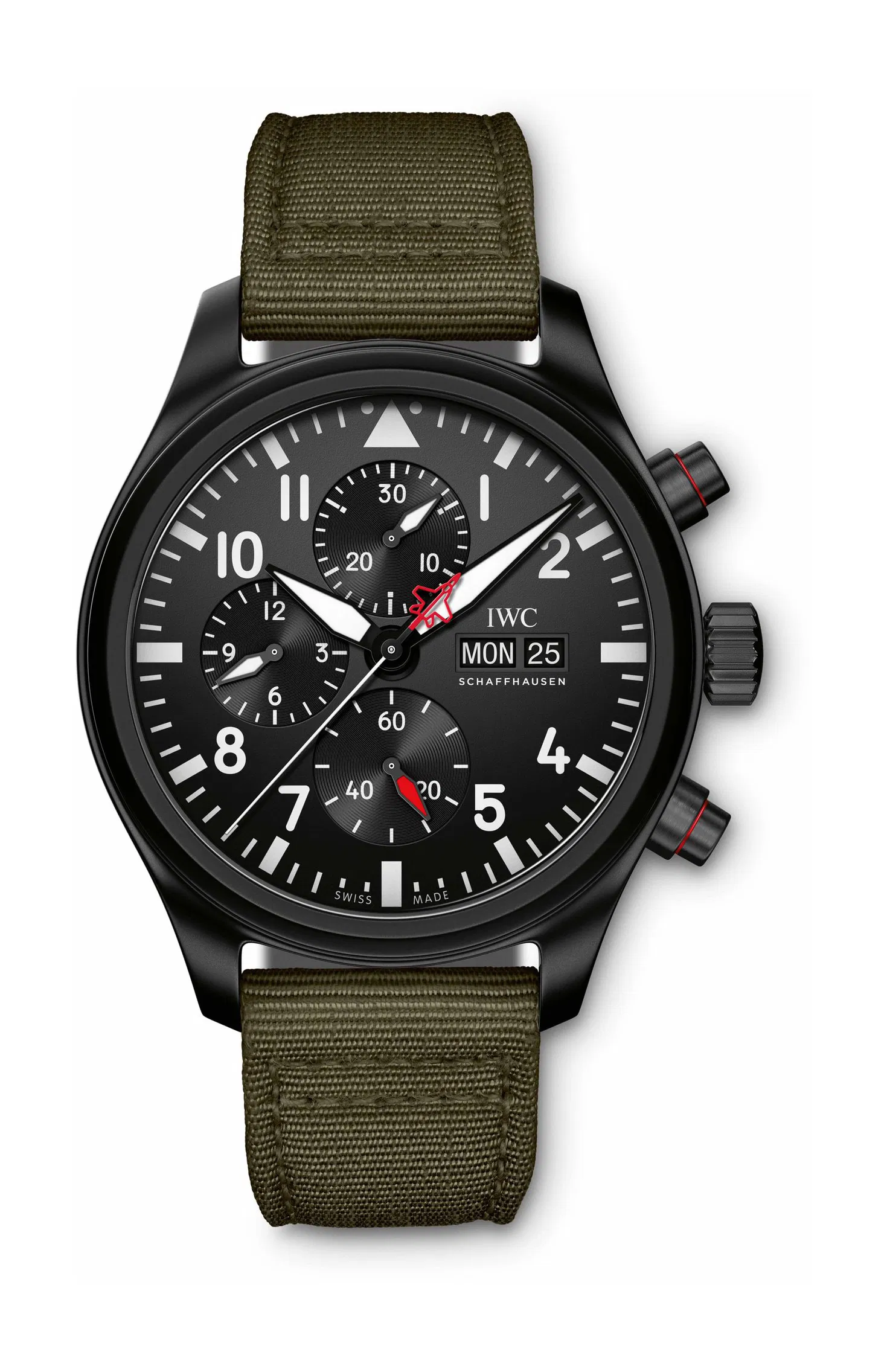 Schaffhausen Pilots watch chronograph top gun edition sfti iw389104