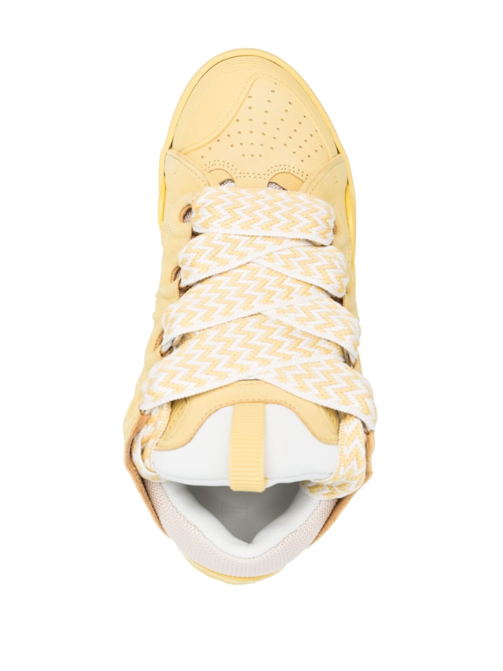 Lanvin LEATHER CURB SNEAKERS(Replica)