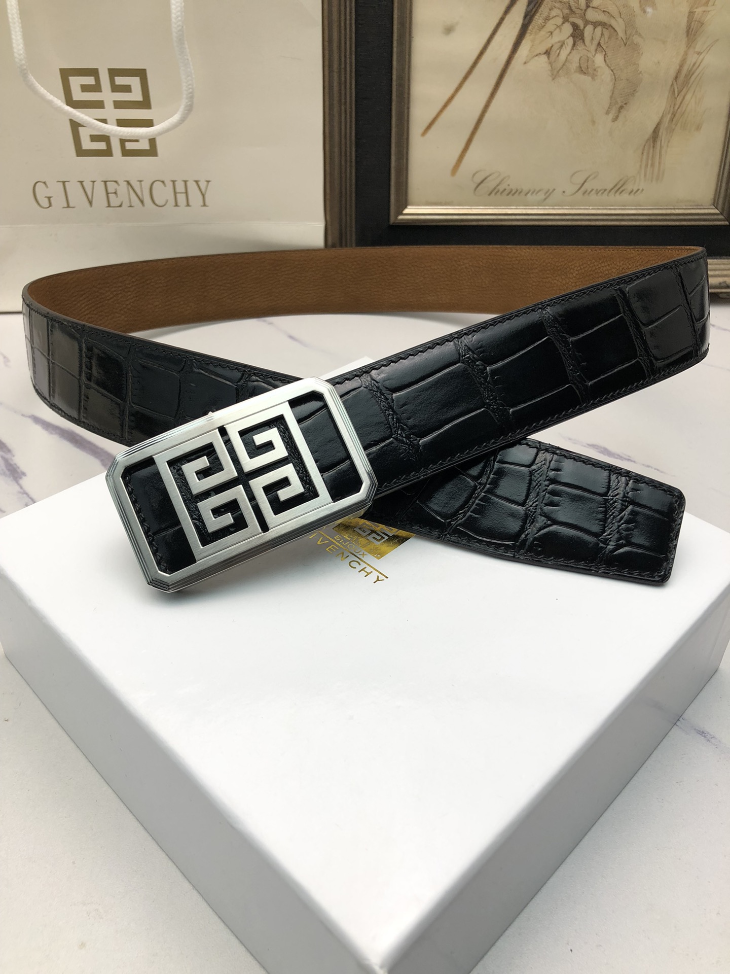 Givenchy Leather Belts 1:1 Mirror Version