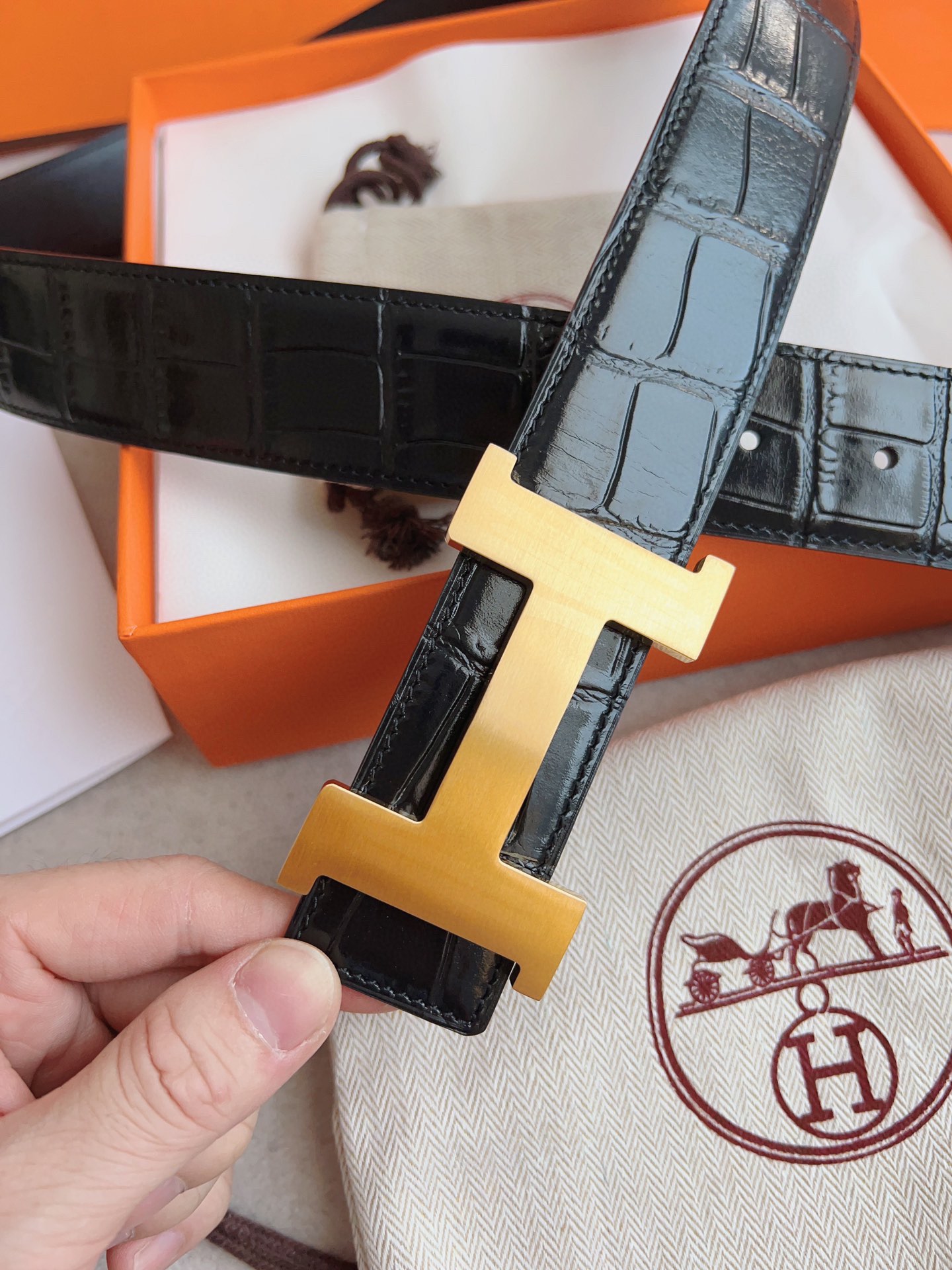 Hermes Leather Belts 1:1 Mirror Version
