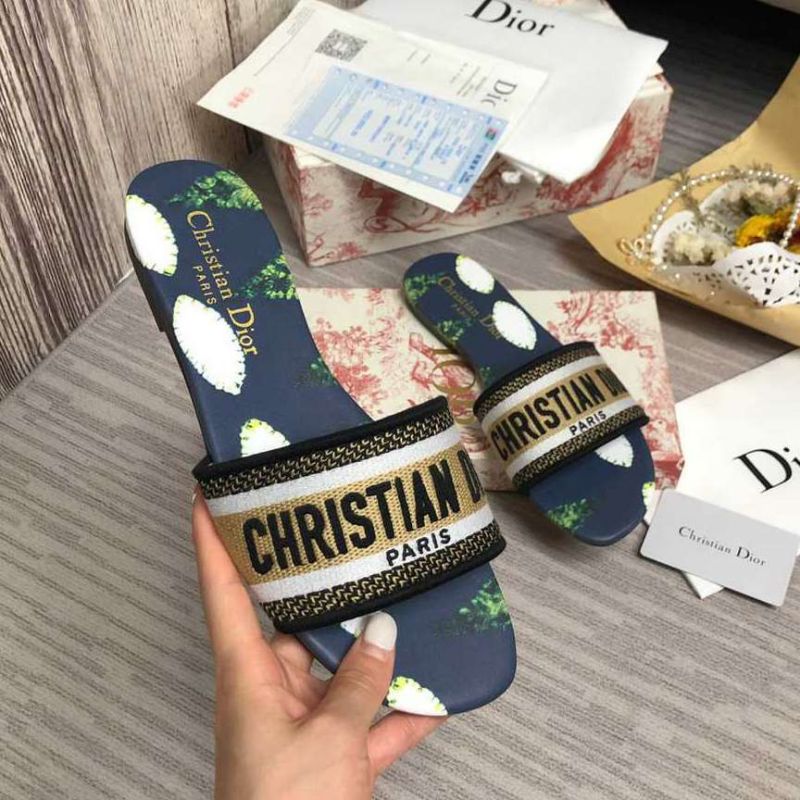 Dior DWAY Slide Slipper Sandals (Replica)