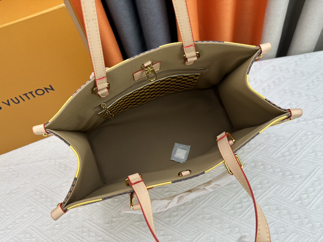 Louis Vuitton On The Go Tote M46542 Shoulder Bag Handbag