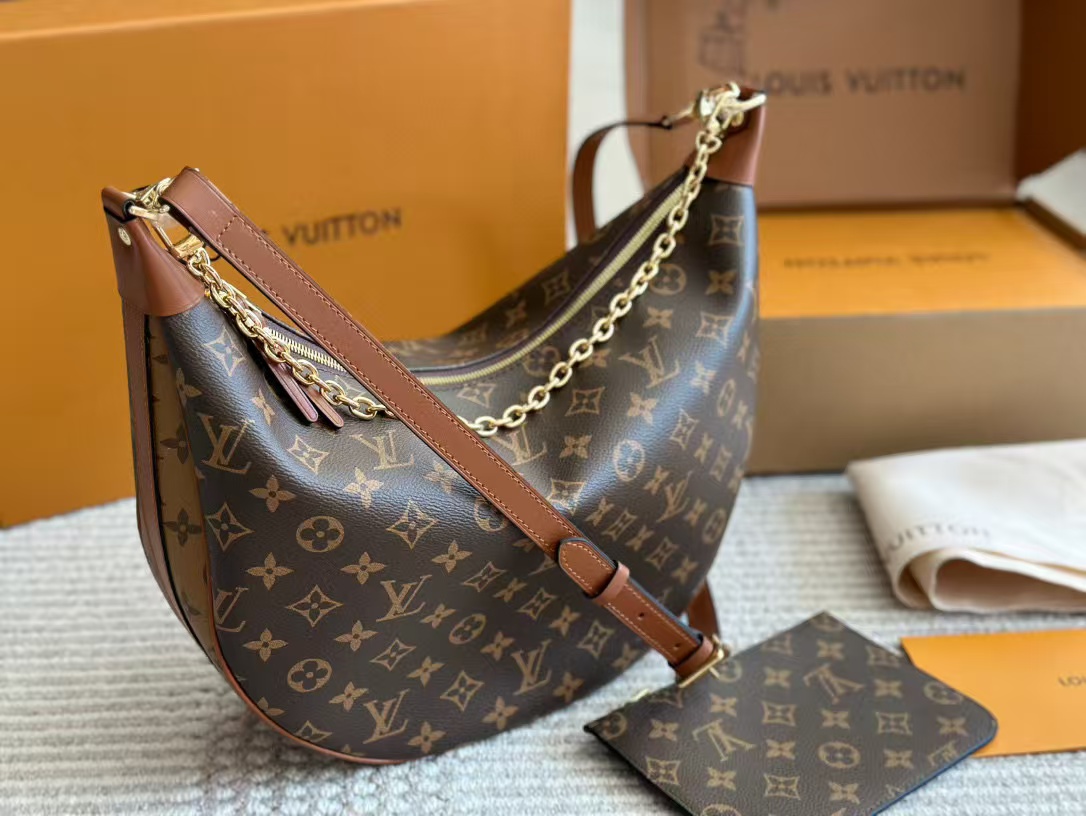 Louis Vuitton LV HOBO LOOP Denim Handbag Shoulder Bag (Replica)