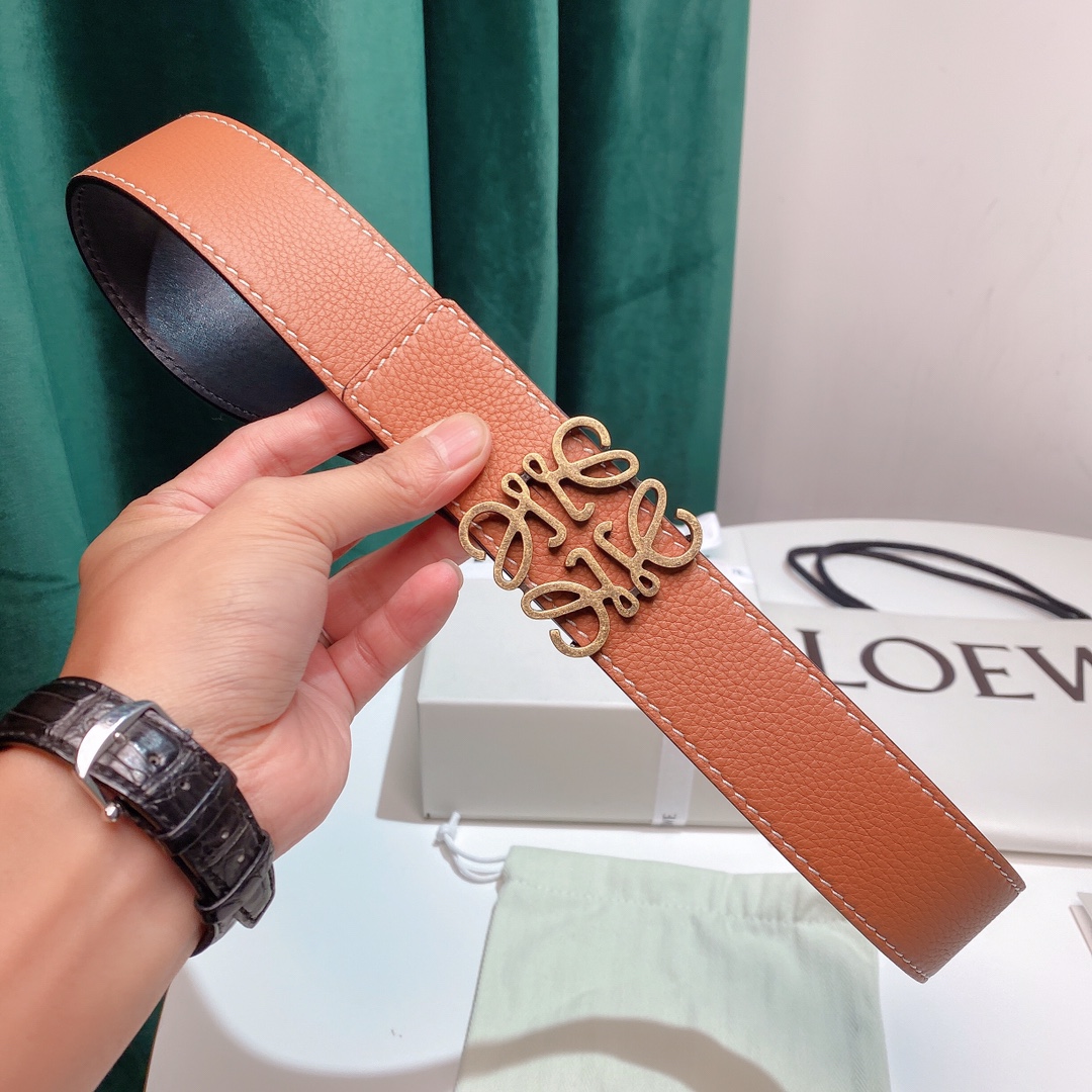 Loewe Leather Belts 1:1 Mirror Version