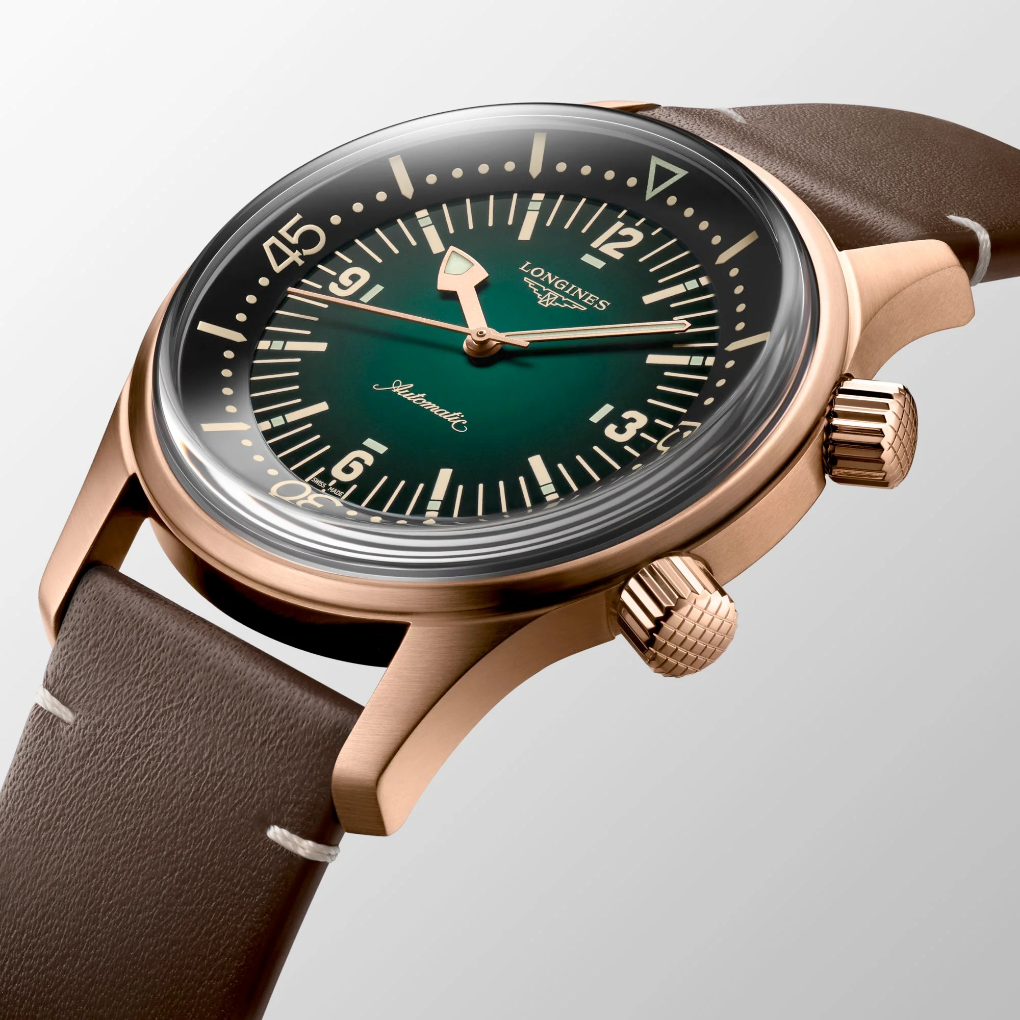 Legend Diver 42MM Automatic Green Bronze Case Nato Watch L37741502