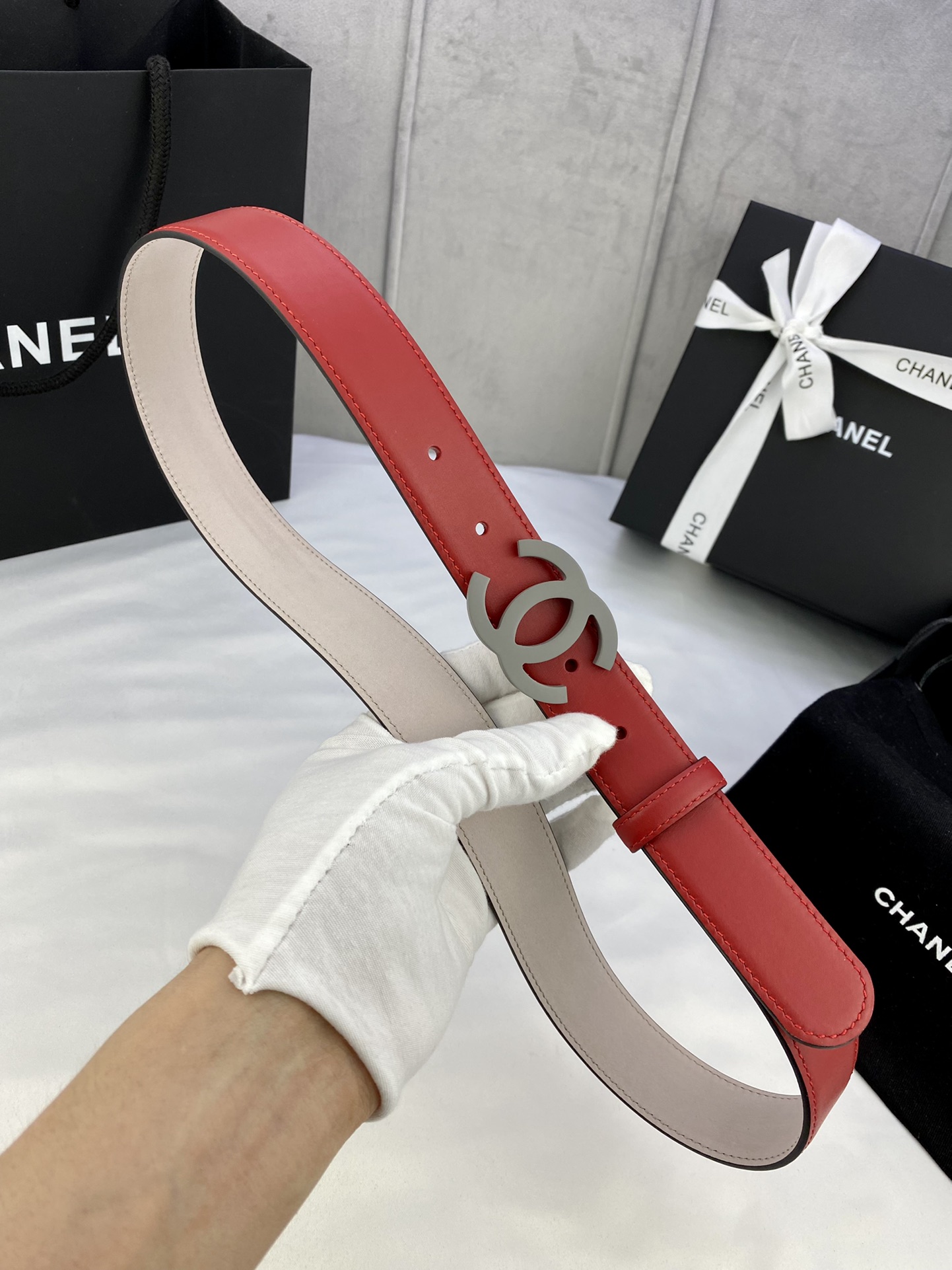 Chanel Leather Belts 1:1 Mirror Version