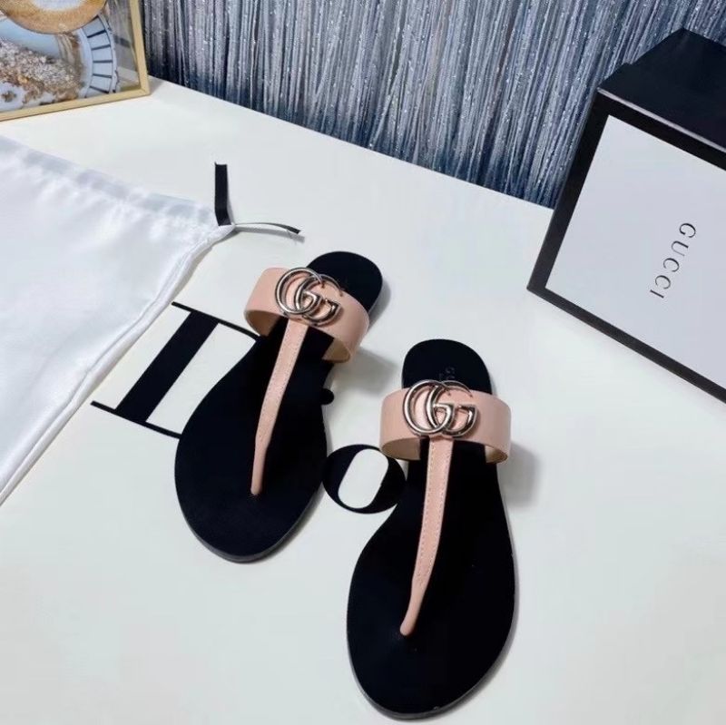 Gucci GG T-Strap Sandal 497444 (Replica)