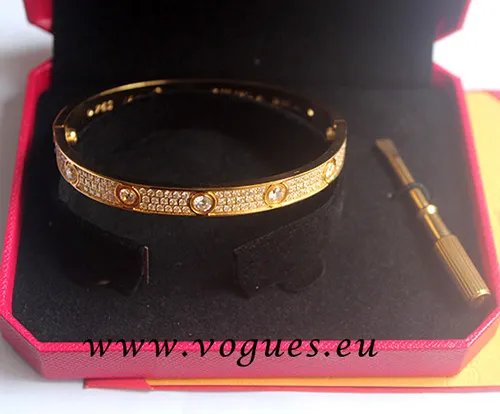 Cartier Love Bracelet Diamond-Paved Yellow Gold Diamonds N6035017